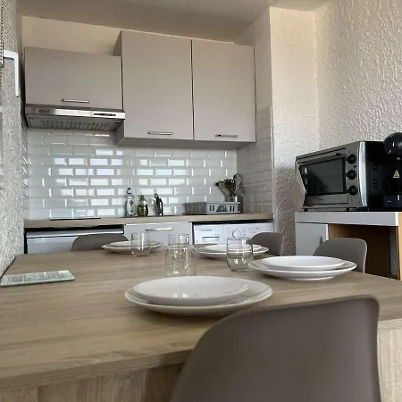 Charmant Studio Climatise Avec Terrasse Et Parking A 1 Km De La Plage, 4 Couchages - Fr-1-63-314